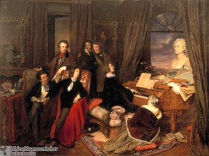 Personen / Musiker / Liszt / am Klavier